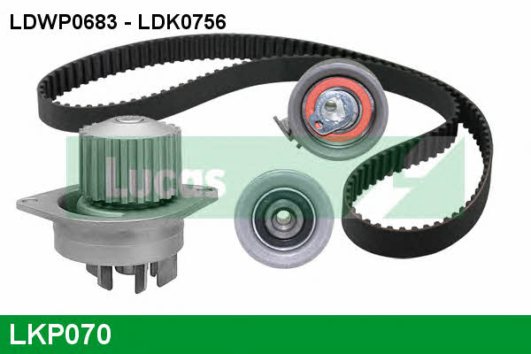 Lucas engine drive LKP070 Ремень ГРМ, комплект с водяным насосом LKP070: Отличная цена - Купить в Польше на 2407.PL!