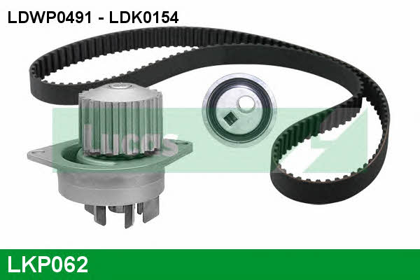 Lucas engine drive LKP062 TIMING BELT KIT WITH WATER PUMP LKP062: Buy near me at 2407.PL in Poland at an Affordable price!