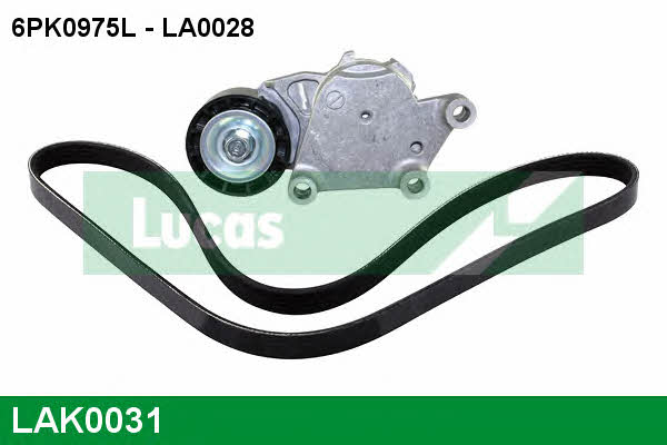 Lucas engine drive LAK0031 Ремень поликлиновый, комплект LAK0031: Отличная цена - Купить в Польше на 2407.PL!