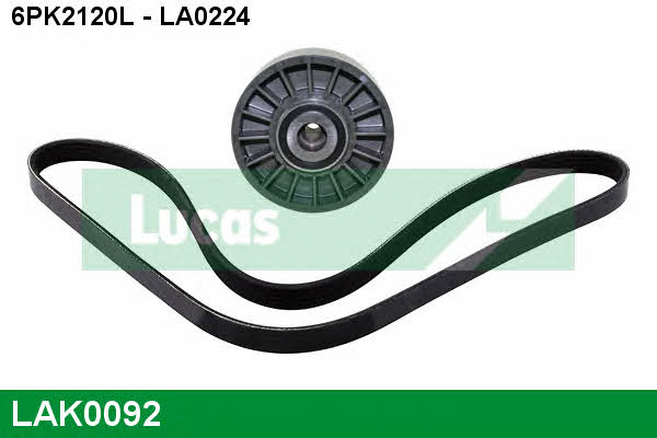 Lucas engine drive LAK0092 Drive belt kit LAK0092: Buy near me in Poland at 2407.PL - Good price!