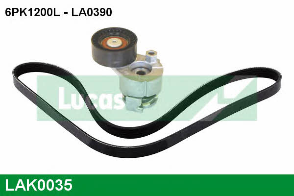  LAK0035 Drive belt kit LAK0035: Buy near me in Poland at 2407.PL - Good price!