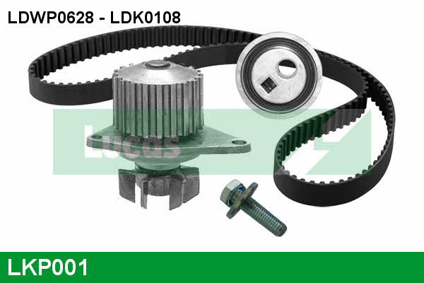 Lucas engine drive LKP001 TIMING BELT KIT WITH WATER PUMP LKP001: Buy near me in Poland at 2407.PL - Good price!