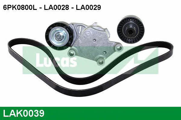 Lucas engine drive LAK0039 Drive belt kit LAK0039: Buy near me in Poland at 2407.PL - Good price!