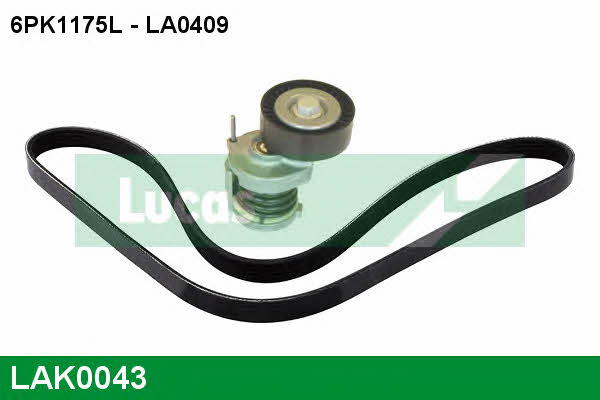  LAK0043 Drive belt kit LAK0043: Buy near me in Poland at 2407.PL - Good price!