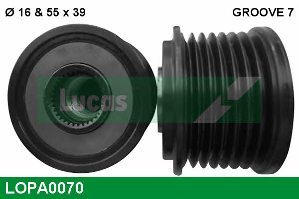Lucas engine drive LOPA0070 Freewheel clutch, alternator LOPA0070: Buy near me in Poland at 2407.PL - Good price!