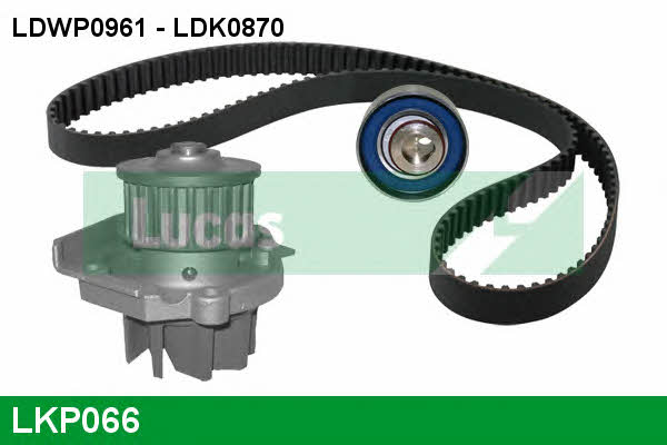 Lucas engine drive LKP066 TIMING BELT KIT WITH WATER PUMP LKP066: Buy near me in Poland at 2407.PL - Good price!