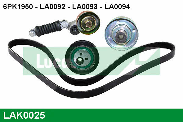  LAK0025 Drive belt kit LAK0025: Buy near me in Poland at 2407.PL - Good price!