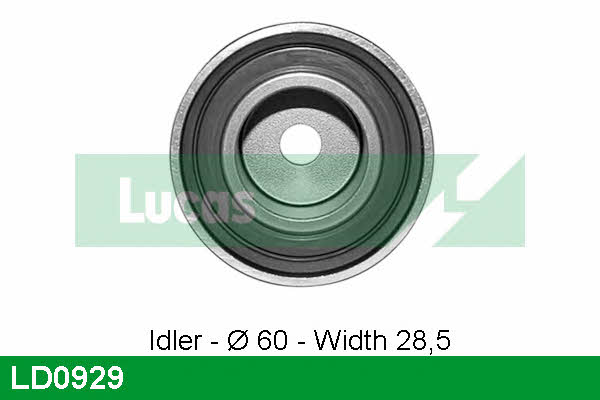 Lucas engine drive LD0929 Ролик ремня ГРМ LD0929: Отличная цена - Купить в Польше на 2407.PL!