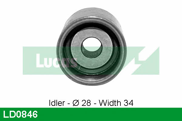 Lucas engine drive LD0846 Ролик ремня ГРМ LD0846: Отличная цена - Купить в Польше на 2407.PL!