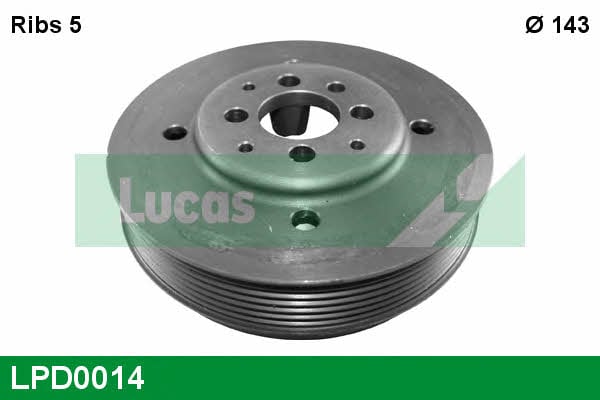 Lucas engine drive LPD0014 Pulley crankshaft LPD0014: Buy near me in Poland at 2407.PL - Good price!