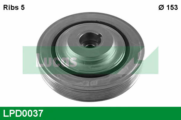 Lucas engine drive LPD0037 Pulley crankshaft LPD0037: Buy near me in Poland at 2407.PL - Good price!