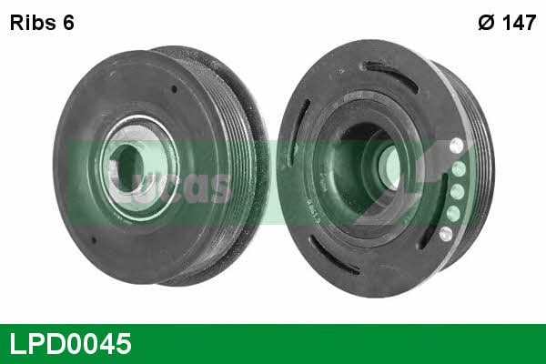 Lucas engine drive LPD0045 Pulley crankshaft LPD0045: Buy near me in Poland at 2407.PL - Good price!
