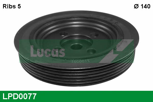 Lucas engine drive LPD0077 Шків колінчатого валу LPD0077: Приваблива ціна - Купити у Польщі на 2407.PL!