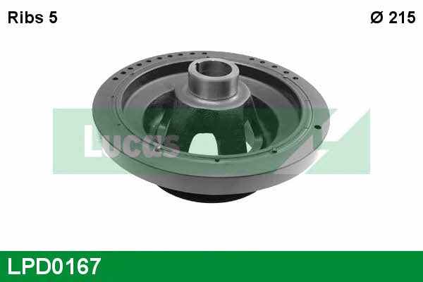 Lucas engine drive LPD0167 Шкив коленчатого вала LPD0167: Отличная цена - Купить в Польше на 2407.PL!