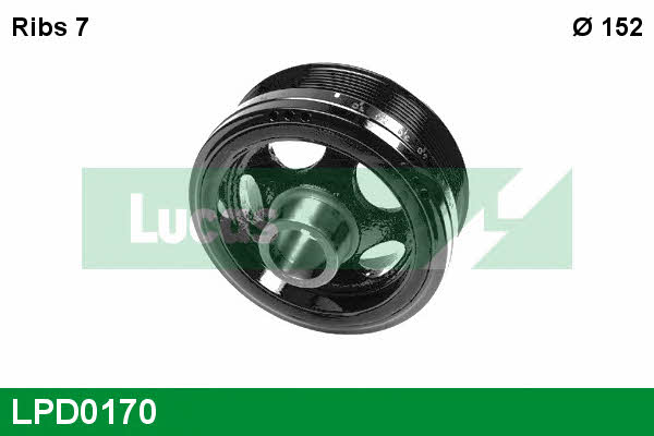 Lucas engine drive LPD0170 Шків колінчатого валу LPD0170: Приваблива ціна - Купити у Польщі на 2407.PL!
