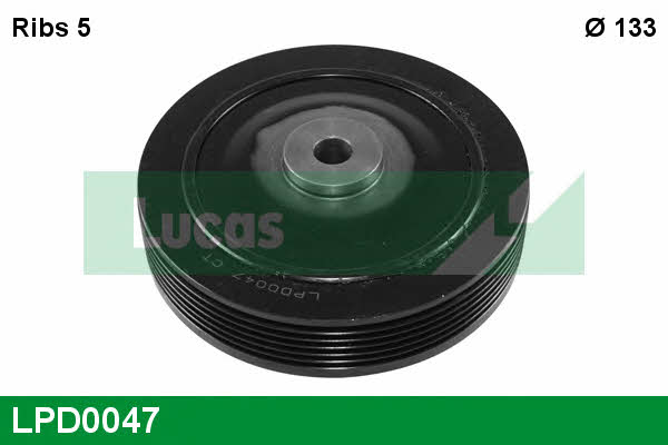 Lucas engine drive LPD0047 Pulley crankshaft LPD0047: Buy near me in Poland at 2407.PL - Good price!