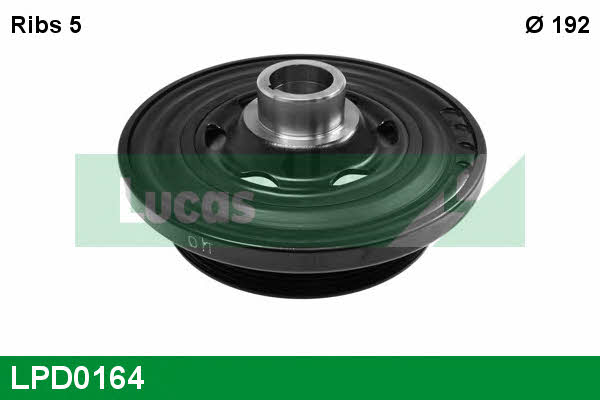 Lucas engine drive LPD0164 Шків колінчатого валу LPD0164: Приваблива ціна - Купити у Польщі на 2407.PL!
