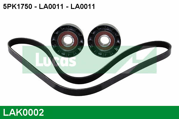 Lucas engine drive LAK0002 Drive belt kit LAK0002: Buy near me in Poland at 2407.PL - Good price!