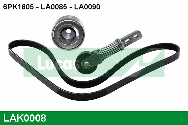  LAK0008 Drive belt kit LAK0008: Buy near me in Poland at 2407.PL - Good price!