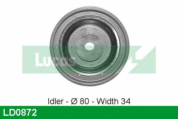 Lucas engine drive LD0872 Tensioner pulley, timing belt LD0872: Buy near me at 2407.PL in Poland at an Affordable price!