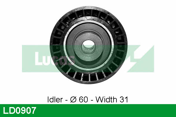 Lucas engine drive LD0907 Ролик ремня ГРМ LD0907: Отличная цена - Купить в Польше на 2407.PL!
