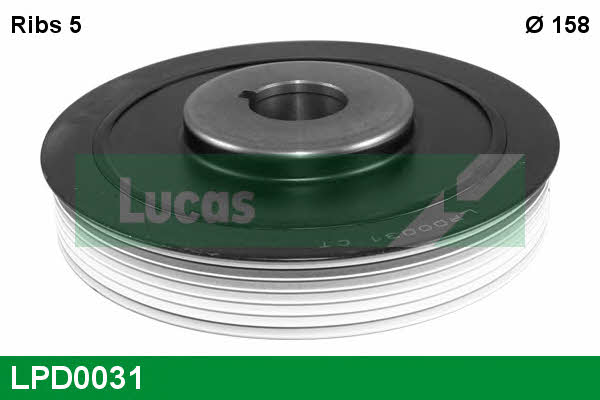 Lucas engine drive LPD0031 Pulley crankshaft LPD0031: Buy near me in Poland at 2407.PL - Good price!