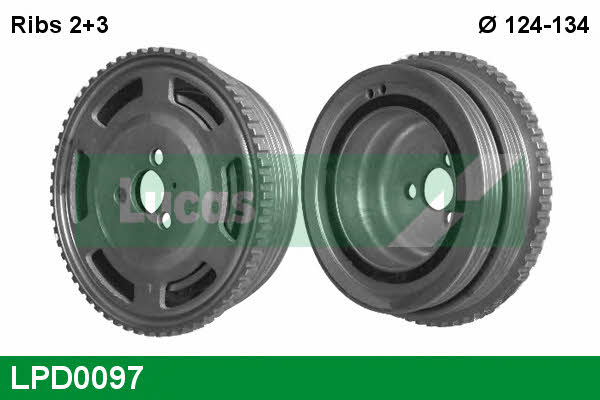 Lucas engine drive LPD0097 Pulley crankshaft LPD0097: Buy near me in Poland at 2407.PL - Good price!