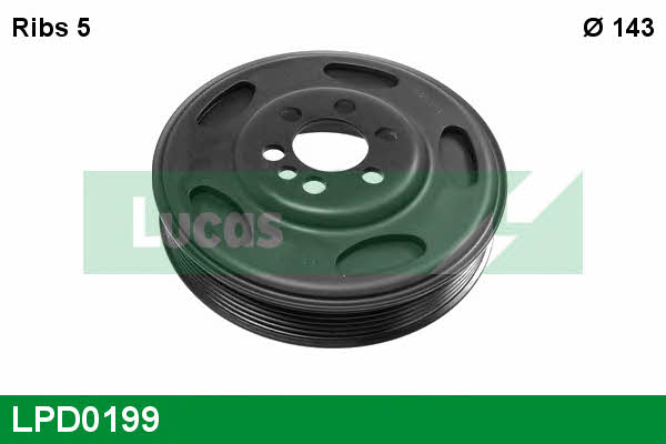 Lucas engine drive LPD0199 Pulley crankshaft LPD0199: Buy near me in Poland at 2407.PL - Good price!