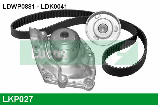 Lucas engine drive LKP027 TIMING BELT KIT WITH WATER PUMP LKP027: Buy near me in Poland at 2407.PL - Good price!