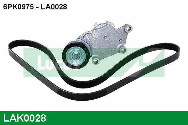  LAK0028 Drive belt kit LAK0028: Buy near me in Poland at 2407.PL - Good price!