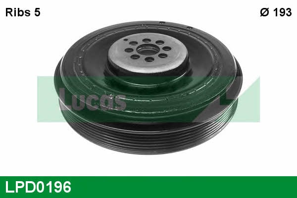 Lucas engine drive LPD0196 Pulley crankshaft LPD0196: Buy near me in Poland at 2407.PL - Good price!