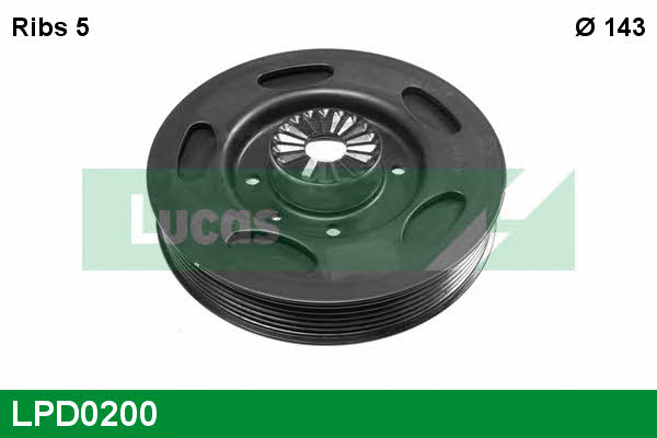 Lucas engine drive LPD0200 Шкив коленчатого вала LPD0200: Отличная цена - Купить в Польше на 2407.PL!