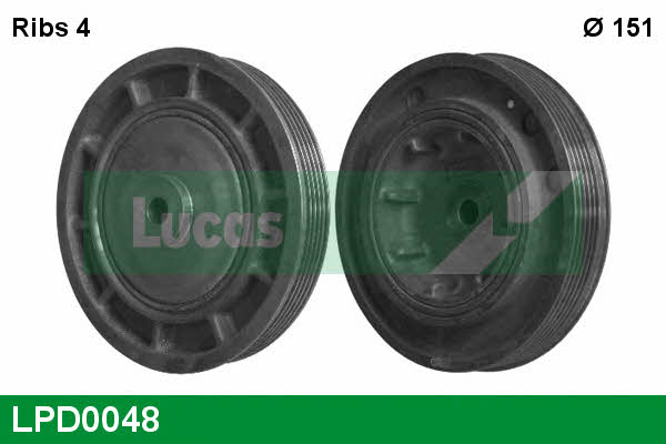 Lucas engine drive LPD0048 Pulley crankshaft LPD0048: Buy near me in Poland at 2407.PL - Good price!