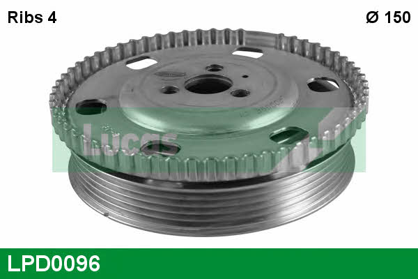 Lucas engine drive LPD0096 Pulley crankshaft LPD0096: Buy near me in Poland at 2407.PL - Good price!