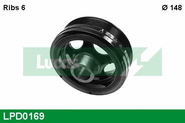 Lucas engine drive LPD0169 Шкив коленчатого вала LPD0169: Отличная цена - Купить в Польше на 2407.PL!