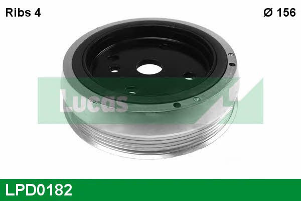 Lucas engine drive LPD0182 Pulley crankshaft LPD0182: Buy near me in Poland at 2407.PL - Good price!