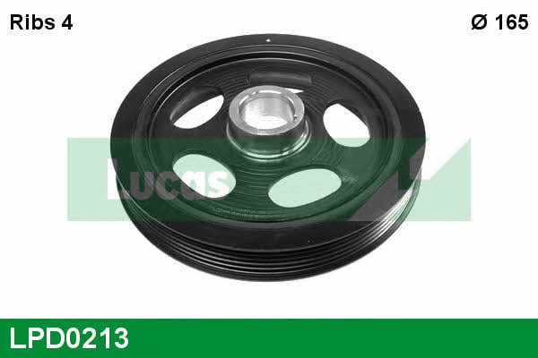 Lucas engine drive LPD0213 Pulley crankshaft LPD0213: Buy near me in Poland at 2407.PL - Good price!