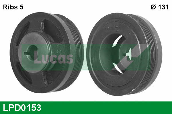 Lucas engine drive LPD0153 Pulley crankshaft LPD0153: Buy near me in Poland at 2407.PL - Good price!