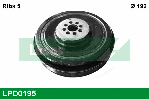 Lucas engine drive LPD0195 Pulley crankshaft LPD0195: Buy near me in Poland at 2407.PL - Good price!