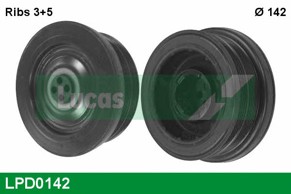 Lucas engine drive LPD0142 Pulley crankshaft LPD0142: Buy near me in Poland at 2407.PL - Good price!