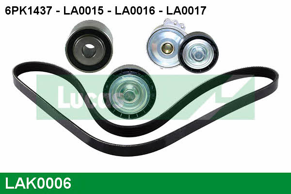 Lucas engine drive LAK0006 Комплект ремня генератора LAK0006: Отличная цена - Купить в Польше на 2407.PL!