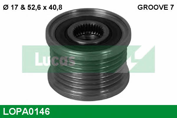 Lucas engine drive LOPA0146 Freewheel clutch, alternator LOPA0146: Buy near me at 2407.PL in Poland at an Affordable price!