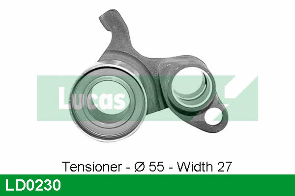 Lucas engine drive LD0230 Tensioner pulley, timing belt LD0230: Buy near me at 2407.PL in Poland at an Affordable price!