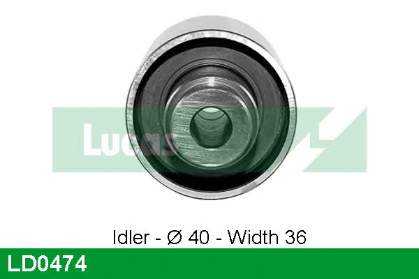 Lucas engine drive LD0474 Ролик ремня ГРМ LD0474: Отличная цена - Купить в Польше на 2407.PL!