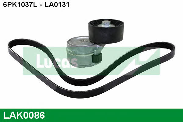 Lucas engine drive LAK0086 Drive belt kit LAK0086: Buy near me in Poland at 2407.PL - Good price!