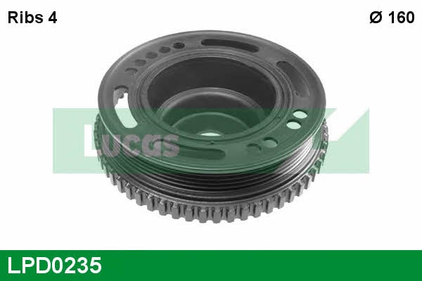 Lucas engine drive LPD0235 Pulley crankshaft LPD0235: Buy near me in Poland at 2407.PL - Good price!