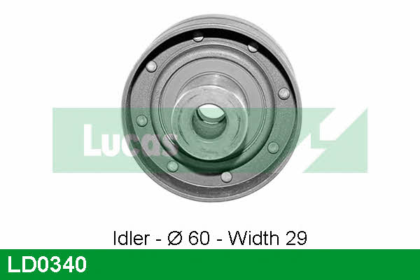 Lucas engine drive LD0340 Ролик ремня ГРМ LD0340: Отличная цена - Купить в Польше на 2407.PL!
