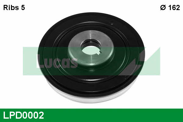 Lucas engine drive LPD0002 Pulley crankshaft LPD0002: Buy near me in Poland at 2407.PL - Good price!