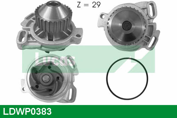 Lucas engine drive LDWP0383 Water pump LDWP0383: Buy near me in Poland at 2407.PL - Good price!