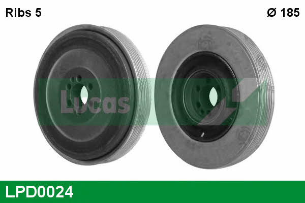 Lucas engine drive LPD0024 Pulley crankshaft LPD0024: Buy near me in Poland at 2407.PL - Good price!